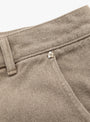 Straight Cut Jeans Brushed Mudstone from mfpen at Couverture & The Garbstore
detail 