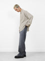 Straight Cut Jeans Washed Slate from mfpen at Couverture & The Garbstore 
model side