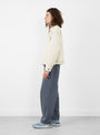 Insulation Jacket Ivory from nanamica at Couverture & The Garbstore model side