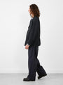 ALPHADRY Club Jacket Navy from nanamica at Couverture & The Garbstore model side