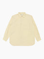  Regular Collar Wind Shirt in Cream Yellow from nanamica at Couverture & The Garbstore 
Front 