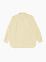  Regular Collar Wind Shirt in Cream Yellow from nanamica at Couverture & The Garbstore 
back