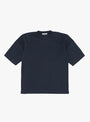 Skate T-Shirt in Navy from YMC at Couverture & The Garbstore 
front 