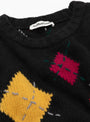 The Flint Knit Argyle Hand Stitch from YMC at Couverture & The Garbstore
neckline