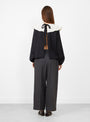 The Cherie Blouse from Skall Studio in Black at Couverture & The Garbstore
model back