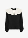 The Cherie Blouse from Skall Studio in Black at Couverture & The Garbstore
front 