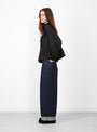 Jardin Blouse Black from Skall Studio at Couverture & The Garbstore
model side