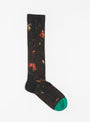 La Cueullette Knee High Socks in Fake Black Night from Bonne Maison at Couverture & The Garbstore
Front 