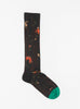La Cueullette Knee High Socks in Fake Black Night from Bonne Maison at Couverture & The Garbstore
Front 