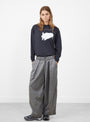 The Deadbeat Trouser in Grey from YMC at Couverture & The Garbstore
model front 