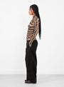 Susi Cross Pleated Top Mia from Julia Heuer at Couverture & The Garbstore 
model side 