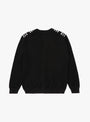 The Born Stripe Cardigan 14G from Beams Plus in Black at Couverture & The Garbstore
back