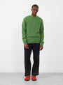 Birth of the Cool Jumper in Mossy from Howlin’ at Couverture & The Garbstore
Model Front 