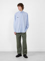 Cult Unity Shirt Blue and White from Umbro by Slam Jam at Couverture & The Garbstore
model front 