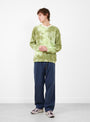 Waffle Crew Jade Tie-Dye from gramicci at Couverture & The Garbstore Model Front 