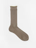 Lumiesta Lettuce Cuff Crew Socks Pewter