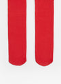 Opaque Tights in Red from Hansel From Basel at Couverture & The Garbstore close 
