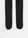  Opaque Tights in Chocolate Black from Hansel From Basel at Couverture & The Garbstore
front
