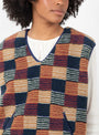 The Jacquard Boa Pullover Vest in Multi from Beams Boy at Couverture & The Garbstore
model detail