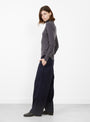 The Rib Knitted Turtleneck Longsleeve T-Shirt from BEAMS BOY  at Couverture & The Garbstore Model Side