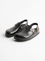 Tokio Amalfi Hex Narrow Fit Sandal Black from Birkenstock at Couverture & The Garbstore
front 