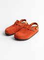 Tokio Suede Rust Brown by Birkenstocks at Couverture & The Garbstore Three Quarter