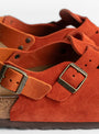 Tokio Suede Rust Brown by Birkenstocks at Couverture & The Garbstore Detail
