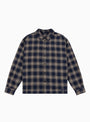 Plaid Flannel Shirt Navy from Dime at Couverture & The Garbstore
front 