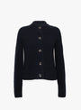 Flaubert Knit Cardigan Navy by Soeur at Couverture & The Garbstore Ghost