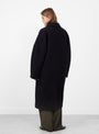 The Guilhem Coat in Deep Navy from Soeur at Couverture & The Garbstore 
Model Back