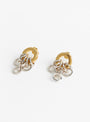 Two Tone Colonna Earrings in Silver and Gold by Laura Lombardi at Couverture and The Garbstore
detail
