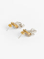 Two Tone Colonna Earrings in Silver and Gold by Laura Lombardi at Couverture and The Garbstore
back