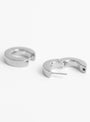 The Corre Earrings from Laura Lombardi in Silver at Couverture & The Garbstore
clasp
