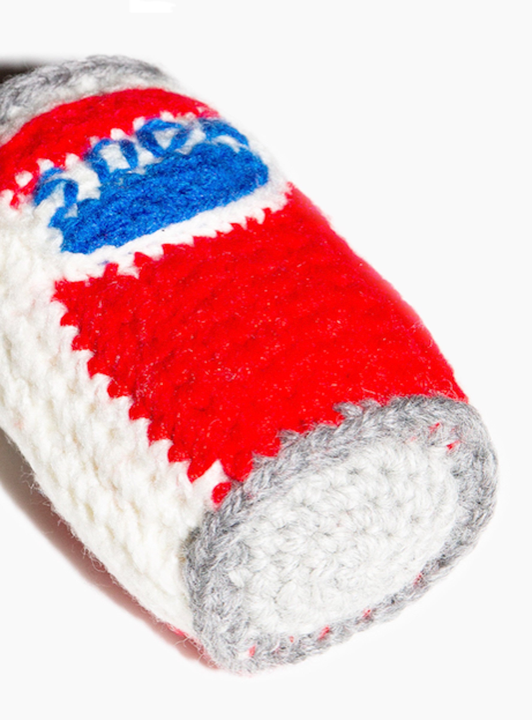 Hand Knitted Soda Can Cola RICE NINE TEN (Detail) at Couverture & The Garbstore