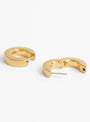 The Persa Earrings from Laura Lombardi in Gold at Couverture and the Garbstore
clasp