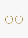 The Large Seamless Hoop Earrings Gold from Laura Lombardi at Couverture & The Garbstore
front 