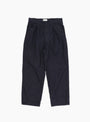 The 12oz Denim One Tuck Pants Dark Navy from Still By Hand at Couverture & The Garbstore
Front 