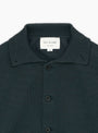 The 10G Polo Cardigan Blue Charcoal from Still By Hand at Couverture & The Garbstore
collar 