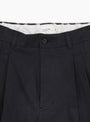 The Deep Tuck Pressed Pants Black Navy from Still By Hand at Couverture & The Garbstore
detail 
