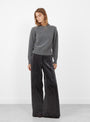 No 430 Jeanne Jumper Felt by Extreme Cashmere at Couverture & The Garbstore Model Front