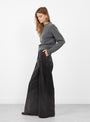 No 430 Jeanne Jumper Felt by Extreme Cashmere at Couverture & The Garbstore Model Side