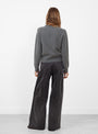 No 430 Jeanne Jumper Felt by Extreme Cashmere at Couverture & The Garbstore Model Back