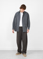 The Cotton Jersey Wide Pants Brown Charcoal from Still By Hand at Couverture & The Garbstore Model
Front 