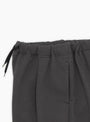 The Cotton Jersey Wide Pants Brown Charcoal from Still By Hand at Couverture & The Garbstore
side detail 