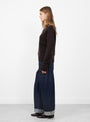 No.373 Oldie Jumper Dark Brown by Extreme Cashmere at Couverture & The Garbstore Model Side