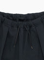 Cotton Jersey Wide Pants Dark Navy by Still by Hand at Couverture & The Garbstore Detail