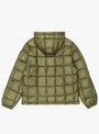 The Midweight Hooded Puffer from Stüssy in Olive at Couverture & The Garbstore back