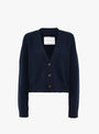 Fitted Cardigan Inkwell by Himalayan Cashmere at Couverture & The Garbstore Ghost