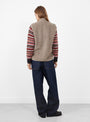 Tilda Vest in Mink from Sideline at Couverture & The Garbstore
Model Back