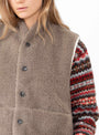 Tilda Vest in Mink from Sideline at Couverture & The Garbstore
Model Detail